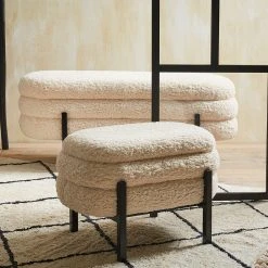 SEMA DESIGN Tabouret Coffre En Tissu Bouclette Crème Et Fer Noir - Cosine 13 SEMA DESIGN Tabouret Coffre En Tissu Bouclette Crème Et Fer Noir - Cosine -Sema Design Boutique 01750 amb hd 2022 09 ah sema 20017