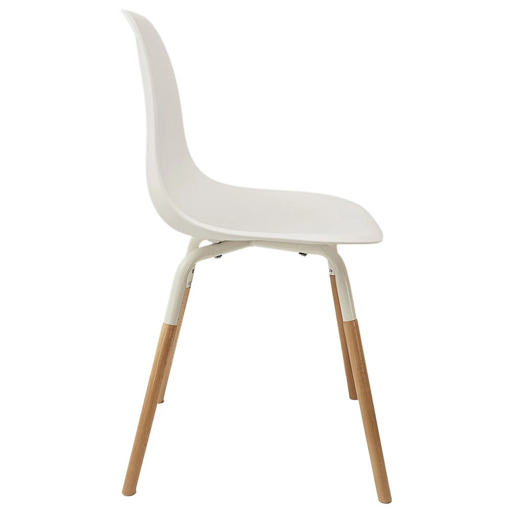 Home Déco Factory Chaise De Salle à Manger Scandinave Blanc - Phenix 5 Home Déco Factory Chaise De Salle à Manger Scandinave Blanc - Phenix – Image 3