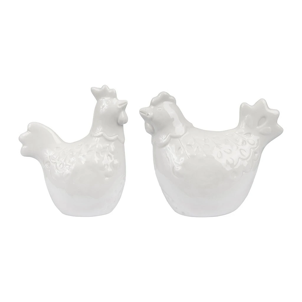 Comptoir De Famille Deco Poule X2 Campagne Blanc 3 Comptoir De Famille Deco Poule X2 Campagne Blanc
