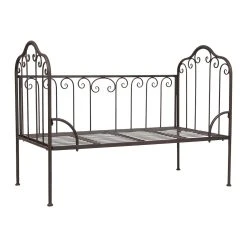 Comptoir De Famille Banquette 2 Places En Fer Brun - Charmet -Sema Design Boutique 201322 DET01 WEB