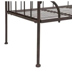 Comptoir De Famille Banquette 2 Places En Fer Brun - Charmet -Sema Design Boutique 201322 DET02 WEB