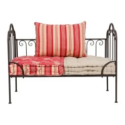 Comptoir De Famille Banquette 2 Places En Fer Brun - Charmet -Sema Design Boutique 201322 SITU01 WEB