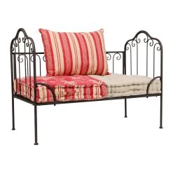 Comptoir De Famille Banquette 2 Places En Fer Brun - Charmet -Sema Design Boutique 201322 SITU02 WEB