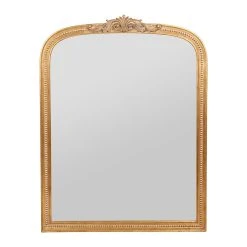 Comptoir De Famille Miroir Arrondie Doré 81x107cm - Sonate