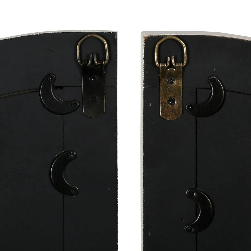 Comptoir De Famille Miroirs X2 Blanc Patiné 40x117cm - Orangerie 6 Comptoir De Famille Miroirs X2 Blanc Patiné 40x117cm - Orangerie – Image 4