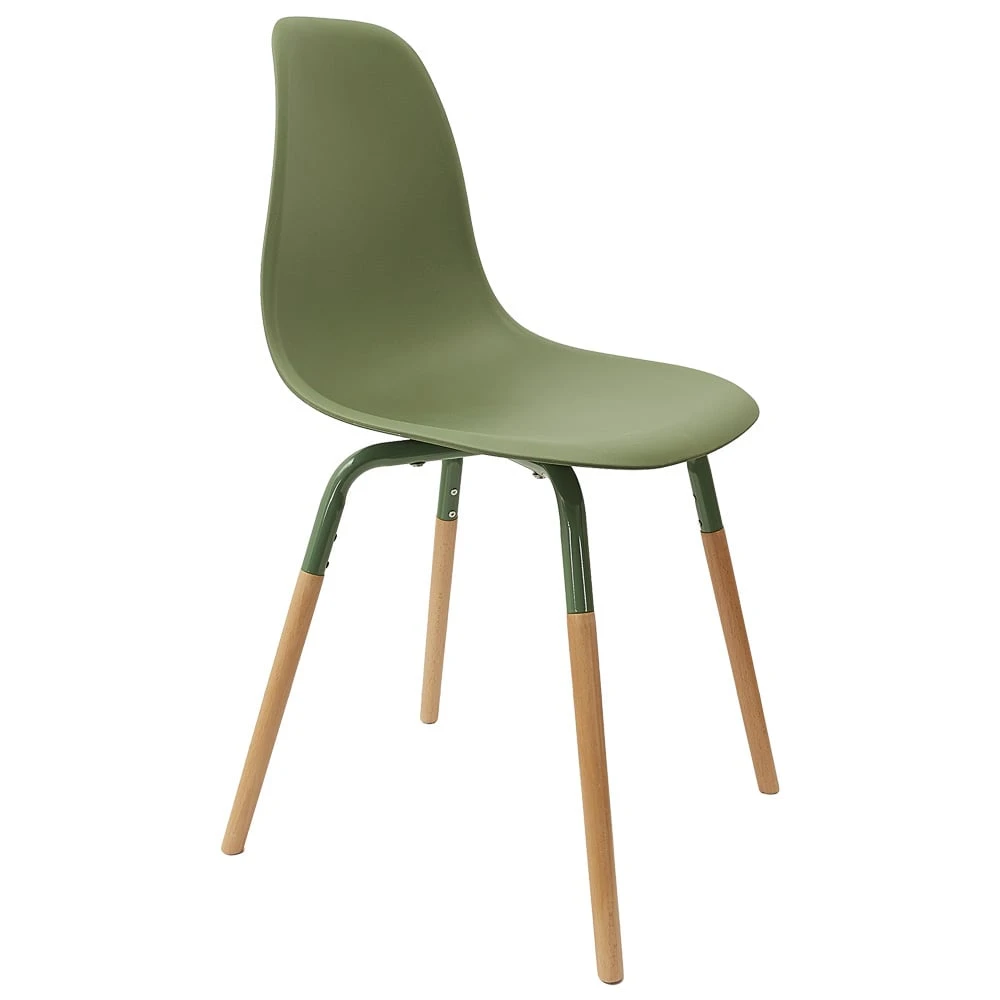 Home Déco Factory Chaise De Salle à Manger Scandinave Vert - Phenix 3 Home Déco Factory Chaise De Salle à Manger Scandinave Vert - Phenix