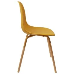Home Déco Factory Chaise De Salle à Manger Scandinave Moutarde - Phenix 10 Home Déco Factory Chaise De Salle à Manger Scandinave Moutarde - Phenix -Sema Design Boutique 22fc4 3