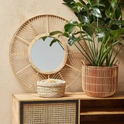 SEMA DESIGN Miroir Element Naturel En Bambou D80cm -Sema Design Boutique 239fc amb hd 2022 01 pe sema 10993