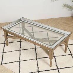 Côté Table Table Basse Baroque En Bois Et Verre - Miroir 13 Côté Table Table Basse Baroque En Bois Et Verre - Miroir -Sema Design Boutique 27839 SITU05 WEB