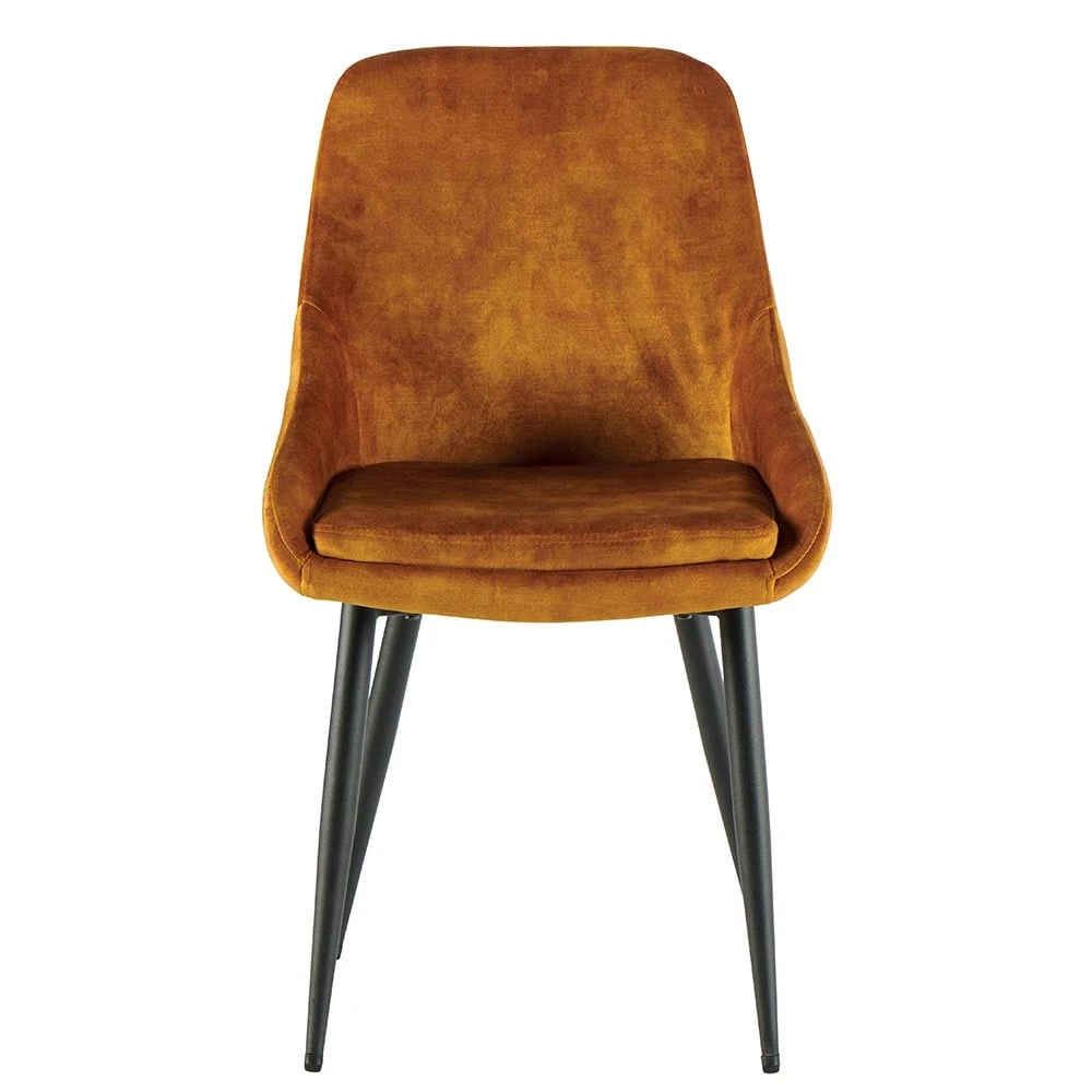 Casita Chaise Salle à Manger Tissu Moutarde - Stil 4 Casita Chaise Salle à Manger Tissu Moutarde - Stil – Image 2