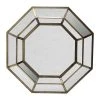 Côté Table Miroir Octogonal Antique Bronze En Fer 1 Côté Table Miroir Octogonal Antique Bronze En Fer -Sema Design Boutique 31120 DEB WEB