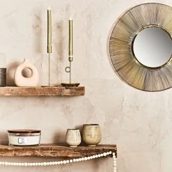 SEMA DESIGN Miroir En Fer Doré D51cm - Ardecor -Sema Design Boutique 31147 amb pao noel fds 25436 scaled