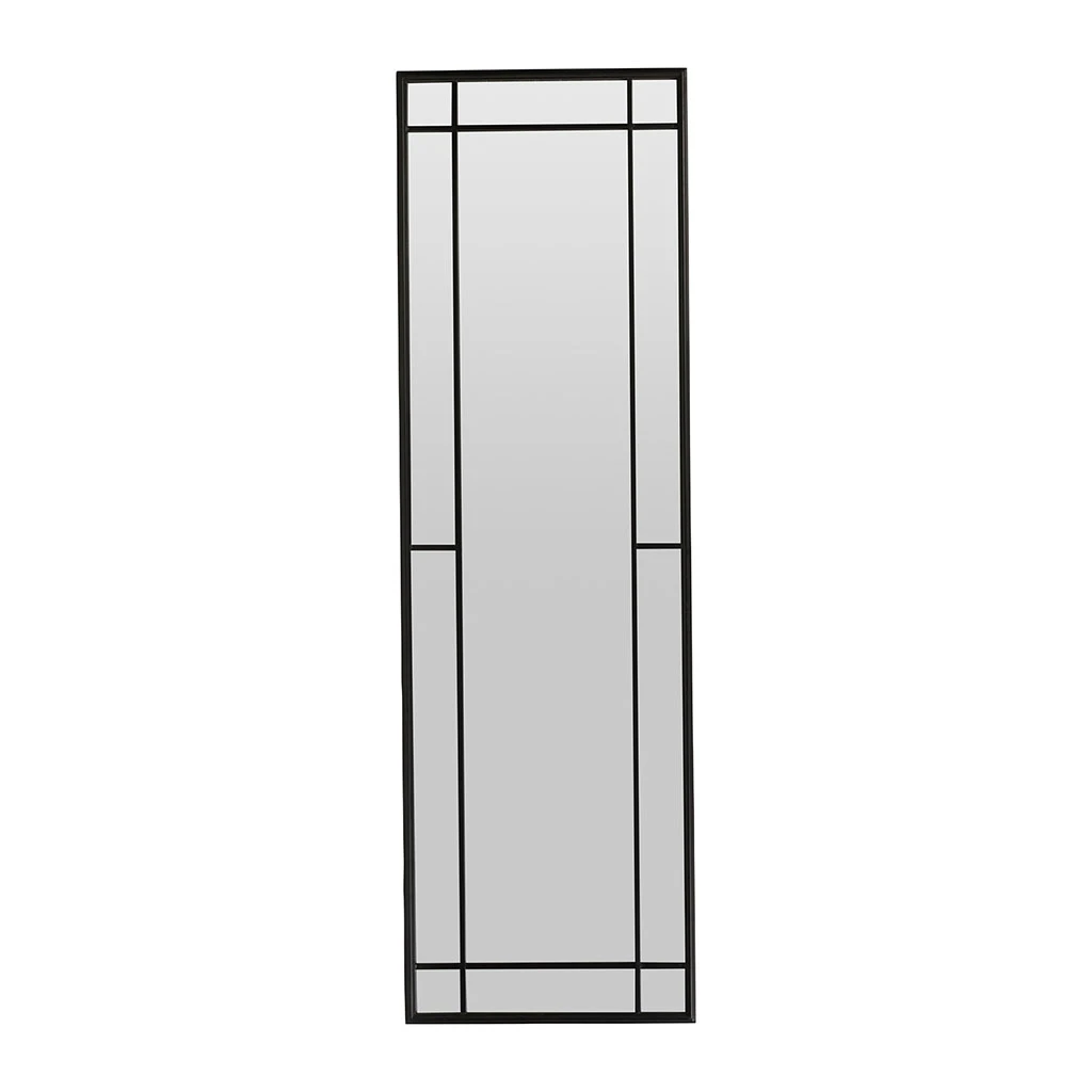 Côté Table Miroir Osaka Noir En Fer, Mdf 3 Côté Table Miroir Osaka Noir En Fer, Mdf