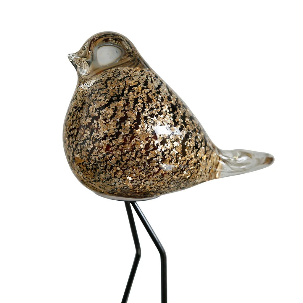 Côté Table Déco Moineau Serin Dorée 11X8H15cm 4 Côté Table Déco Moineau Serin Dorée 11X8H15cm – Image 2