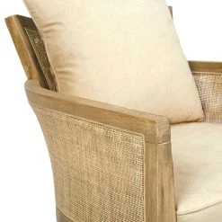 Côté Table Fauteuil Sable En Chêne Et Rotin - Lakso -Sema Design Boutique 37064 DET02 WEB