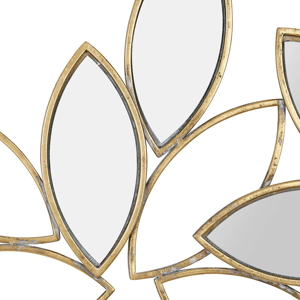 Côté Table Miroir Dahlia Doré 4 Côté Table Miroir Dahlia Doré – Image 2