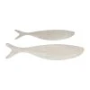 Côté Table Deco Poisson (lot De 2) Edoni Blanc En Papier Mache -Sema Design Boutique 37823 DEB WEB