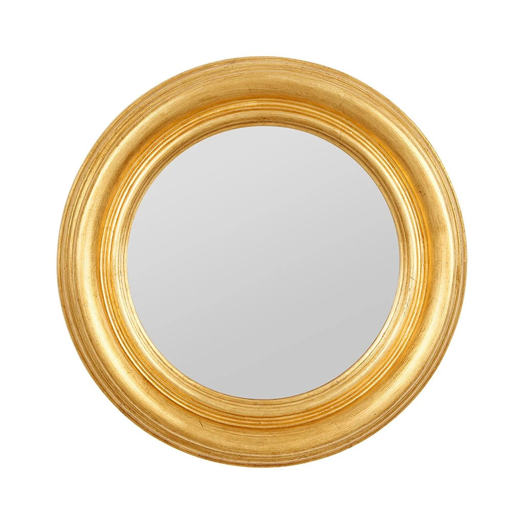 Côté Table Miroir Rond Doré D35cm - Drachma 3 Côté Table Miroir Rond Doré D35cm - Drachma