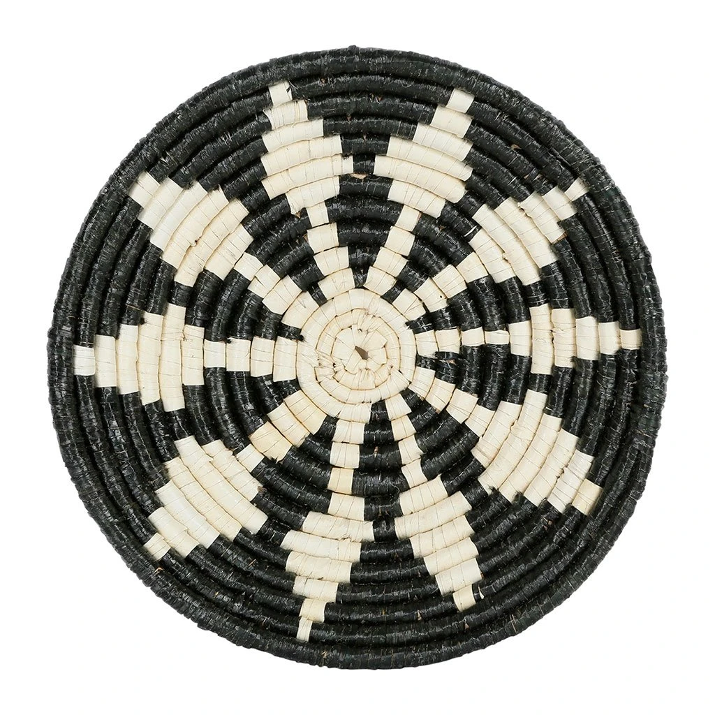 Côté Table Deco Murale étoile En Jonc De Mer Noir Blanc - Seram 3 Côté Table Deco Murale étoile En Jonc De Mer Noir Blanc - Seram