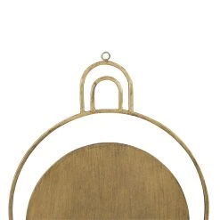 Côté Table Miroir Rond En Fer Doré - Koshi 7 Côté Table Miroir Rond En Fer Doré - Koshi -Sema Design Boutique 38573 DET02 WEB