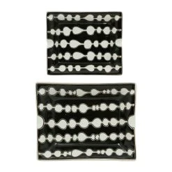 Côté Table Cendrier En Porcelaine Noir - Ecliptique