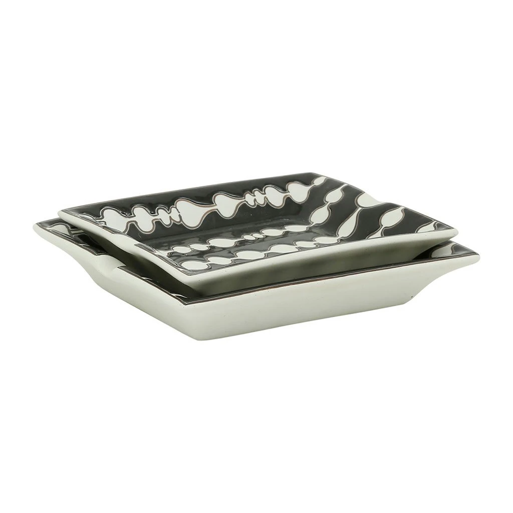 Côté Table Cendrier En Porcelaine Noir - Ecliptique 8 Côté Table Cendrier En Porcelaine Noir - Ecliptique – Image 6