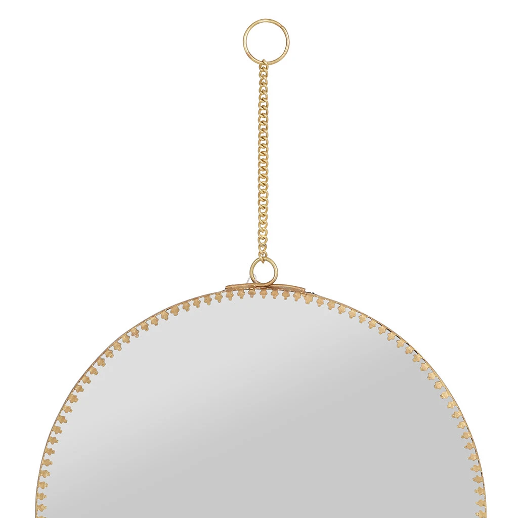Côté Table Miroir Rond En Laiton Doré D20cm - Ornalise 4 Côté Table Miroir Rond En Laiton Doré D20cm - Ornalise – Image 2