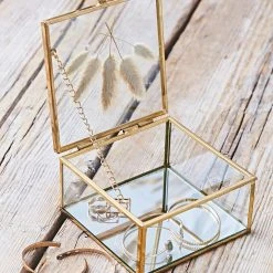 Arty Fêtes Boite En Verre Avec Fleurs Sechees Verre -Sema Design Boutique 3cf65 amb fetedesmeres 10879 hd