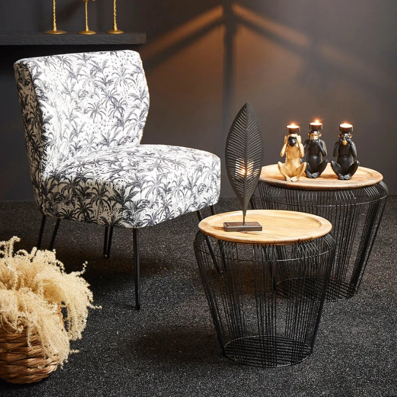 SEMA DESIGN Table Basse (lot De 2) En Manguier Et Fer Noir - Kleia 7 SEMA DESIGN Table Basse (lot De 2) En Manguier Et Fer Noir - Kleia – Image 5