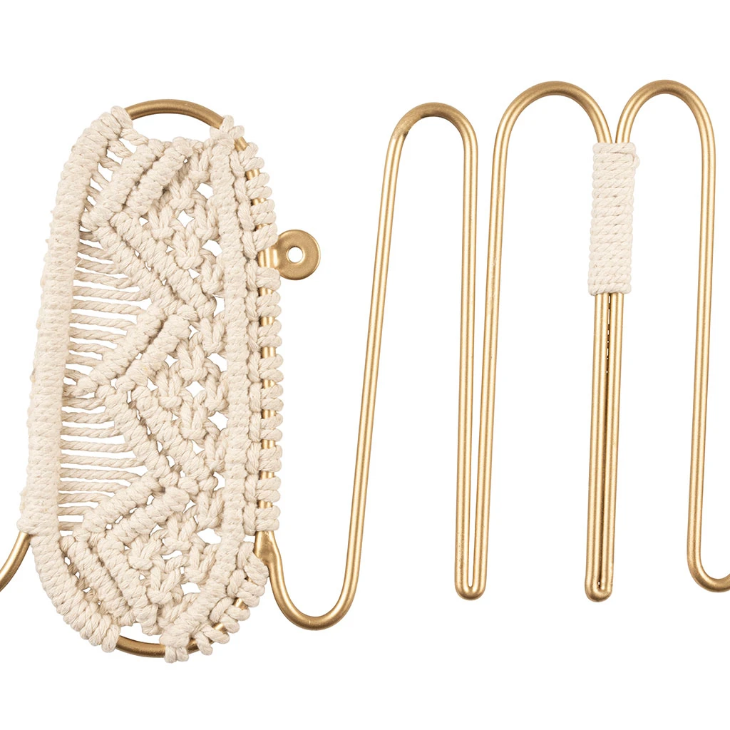 Jardin D'Ulysse Deco Suspendre Amour Boheme Naturel Doré 46cm 4 Jardin D'Ulysse Deco Suspendre Amour Boheme Naturel Doré 46cm – Image 2