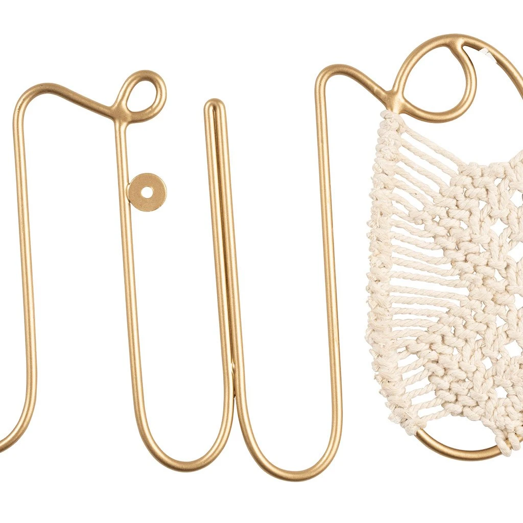 Jardin D'Ulysse Deco Suspendre Amour Boheme Naturel Doré 46cm 5 Jardin D'Ulysse Deco Suspendre Amour Boheme Naturel Doré 46cm – Image 3