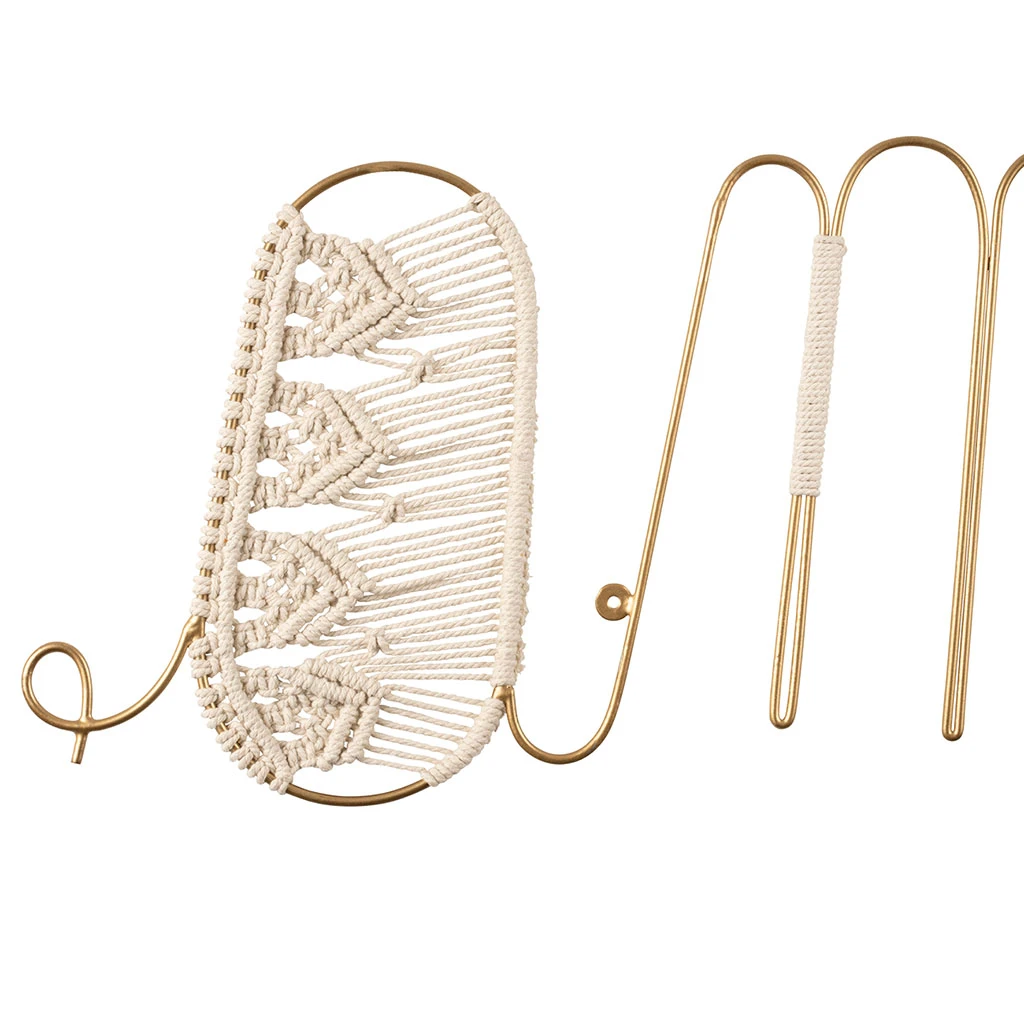 Jardin D'Ulysse Deco Suspendre Amour Boheme Naturel Doré 80cm 4 Jardin D'Ulysse Deco Suspendre Amour Boheme Naturel Doré 80cm – Image 2