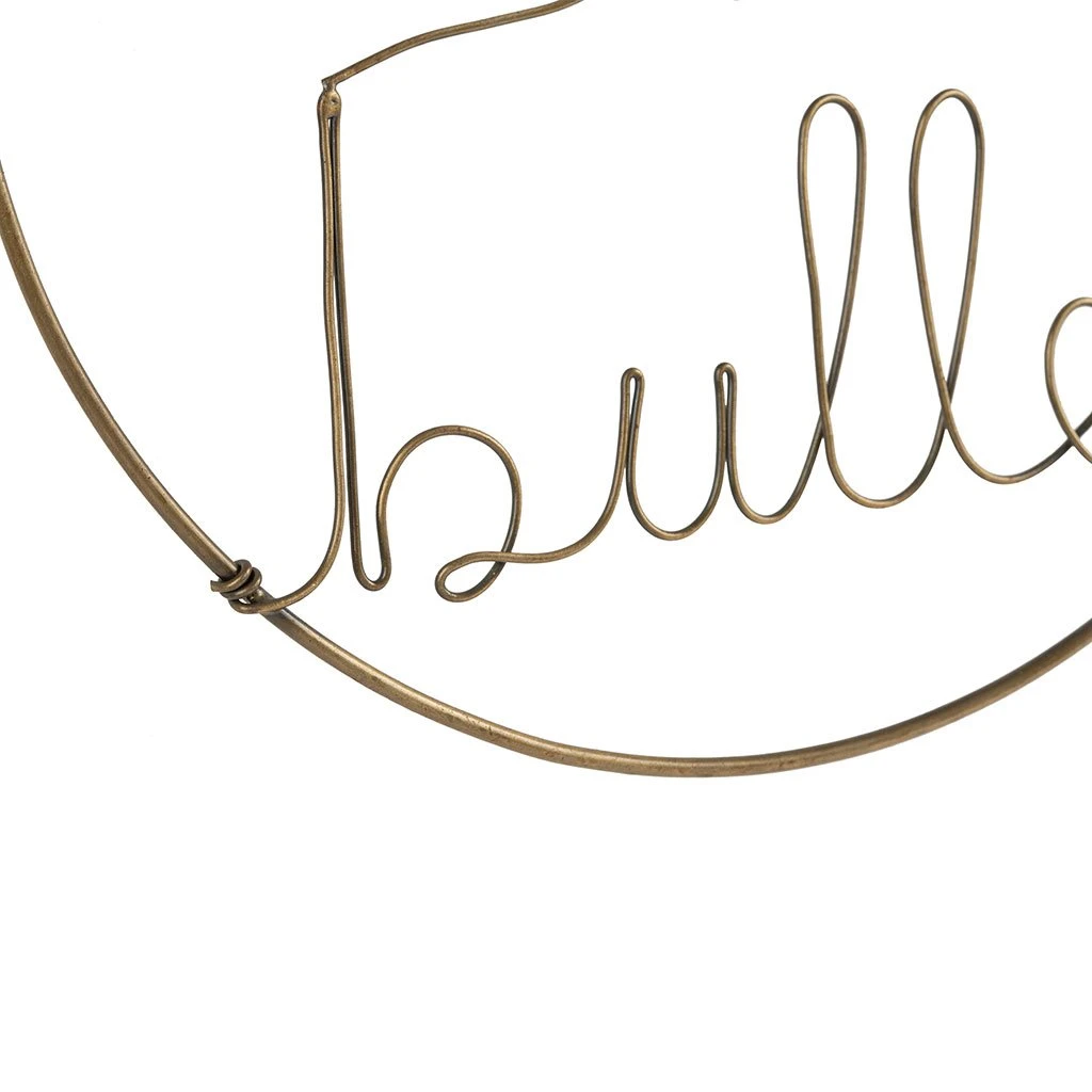 Jardin D'Ulysse Deco Suspension Bulle Metal Dore D25 5 Jardin D'Ulysse Deco Suspension Bulle Metal Dore D25 – Image 3