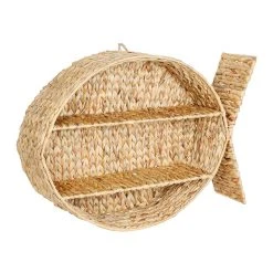 Jardin D'Ulysse Etagere Murale 2 Niveaux (en Lot De 2) Un été A La Mer Naturel Jacinthe D'eau Et Fer -Sema Design Boutique 467028 DET02 WEB