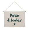 Jardin D'Ulysse Décoration Murale Tuftée écru Et Vert 80x60cm En Coton - Famille 1 Jardin D'Ulysse Décoration Murale Tuftée écru Et Vert 80x60cm En Coton - Famille -Sema Design Boutique 467157 DEB WEB