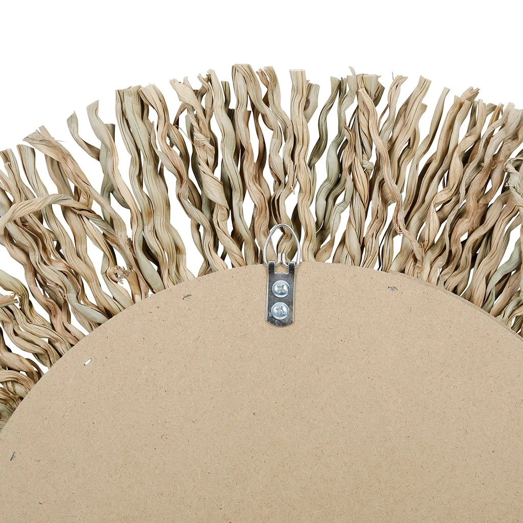 Jardin D'Ulysse Miroir Rond Naturel D53cm En Jonc De Mer - Un été A La Mer 5 Jardin D'Ulysse Miroir Rond Naturel D53cm En Jonc De Mer - Un été A La Mer – Image 3