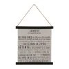 Jardin D'Ulysse Toile Recette De Famille Noir 40x40cm -Sema Design Boutique 467174 DEB WEB