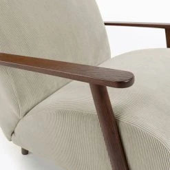 La Forma Fauteuil Rétro En Velours Côtelé - Marthan 13 La Forma Fauteuil Rétro En Velours Côtelé - Marthan -Sema Design Boutique 4c028 627675 frn04 web