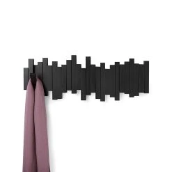 Umbra Patère Murale 5 Crochets Rabattables Noir -Sema Design Boutique 604419 FRN06 WEB