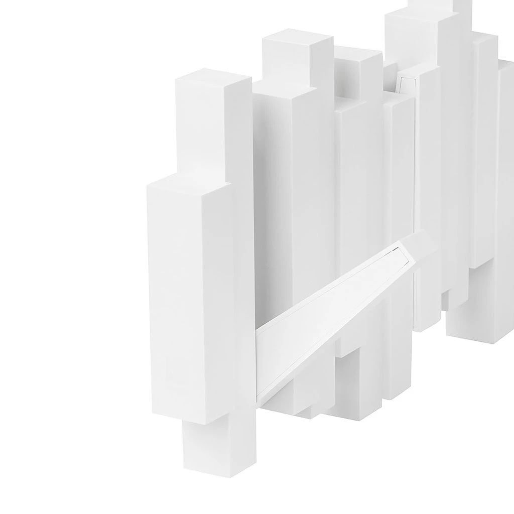 Umbra Patère Murale 5 Crochets Rabattables Blanc 8 Umbra Patère Murale 5 Crochets Rabattables Blanc – Image 6