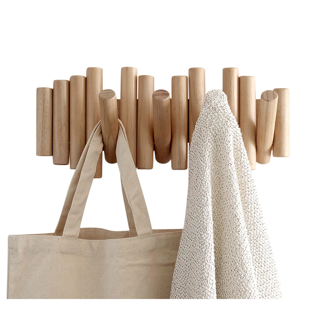 Umbra Patère Murale 5 Crochets En Bois Naturel 38x18x6.3cm 3 Umbra Patère Murale 5 Crochets En Bois Naturel 38x18x6.3cm