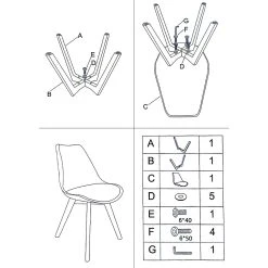 Opjet Chaise Salle à Manger Scandinave Noir -Sema Design Boutique 608200 FRN06 WEB