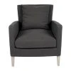 Durieux Fauteuil En Tissu Gris Anthracite - Boniface -Sema Design Boutique 609183 DEB WEB