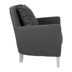 Durieux Fauteuil En Tissu Gris Anthracite - Boniface 13 Durieux Fauteuil En Tissu Gris Anthracite - Boniface -Sema Design Boutique 609183 DET02 WEB