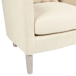Durieux Fauteuil Salon En Tissu Beige - Boniface -Sema Design Boutique 609184 DET04 WEB