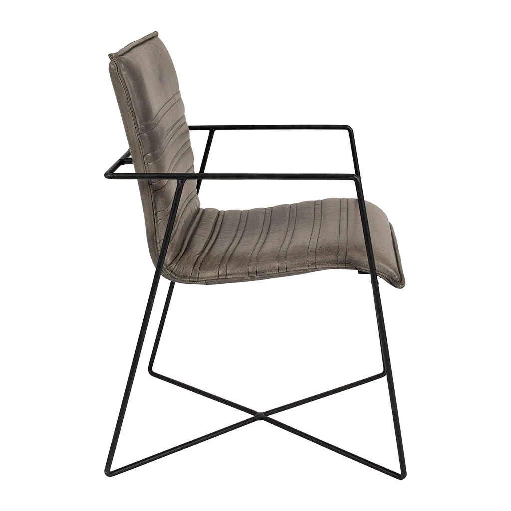 Durieux Chaise Rétro Effet Cuir - Saint-Tropez 6 Durieux Chaise Rétro Effet Cuir - Saint-Tropez – Image 4