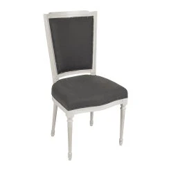 Durieux Chaise Salle à Manger Baroque Anthracite - Paris 10 Durieux Chaise Salle à Manger Baroque Anthracite - Paris -Sema Design Boutique 609196 DET01 WEB