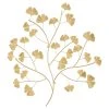 Unimasa Decoration Murale Feuille De Ginkgo Metal Doré (53x56cm) -Sema Design Boutique 613617 FRN01 WEB