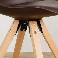 Casita Chaise Salle à Manger En Bois Naturel Et Marron - Leonce -Sema Design Boutique 614124 SITU05 WEB