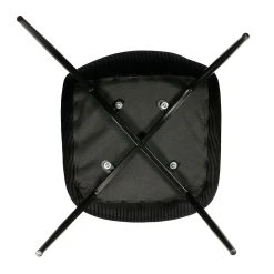 Home Déco Factory Chaise Salle à Manger En Velours Cotelé Noir - Giulia 11 Home Déco Factory Chaise Salle à Manger En Velours Cotelé Noir - Giulia -Sema Design Boutique 620092 FRN04 WEB